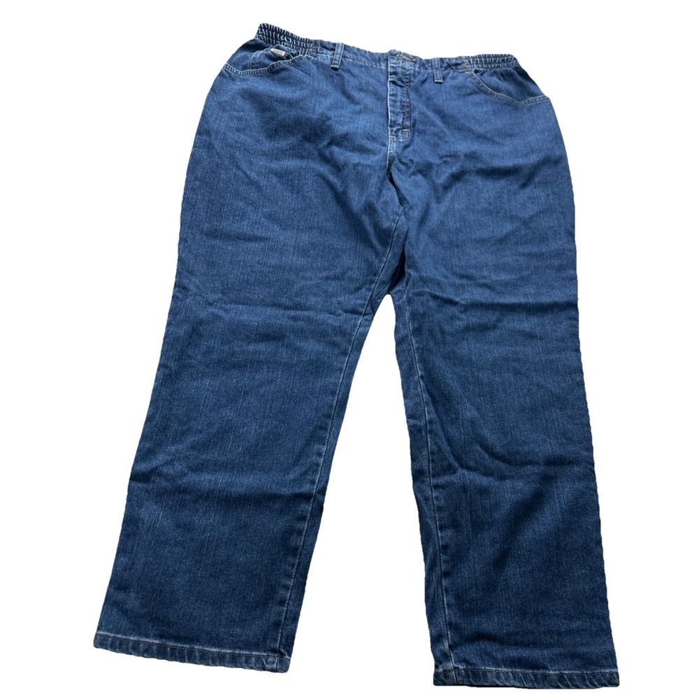lee jeans 20w 36x27 Stretch Petite Women's Relaxed Fit Tapered Leg Mid Rise